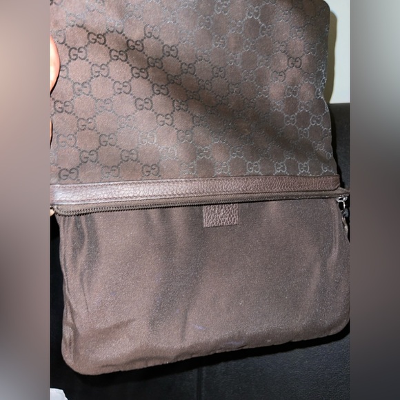 Gucci GG Canvas Clutch Bag 339556 Brown - Picture 10 of 15